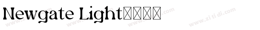 Newgate Light字体转换